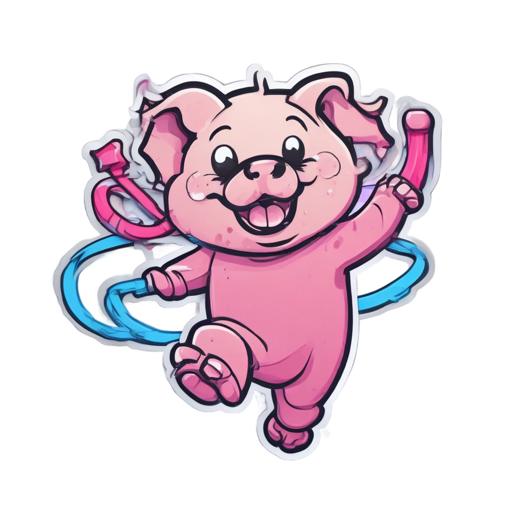 Skipping Rope Champ — farm nursery stickers