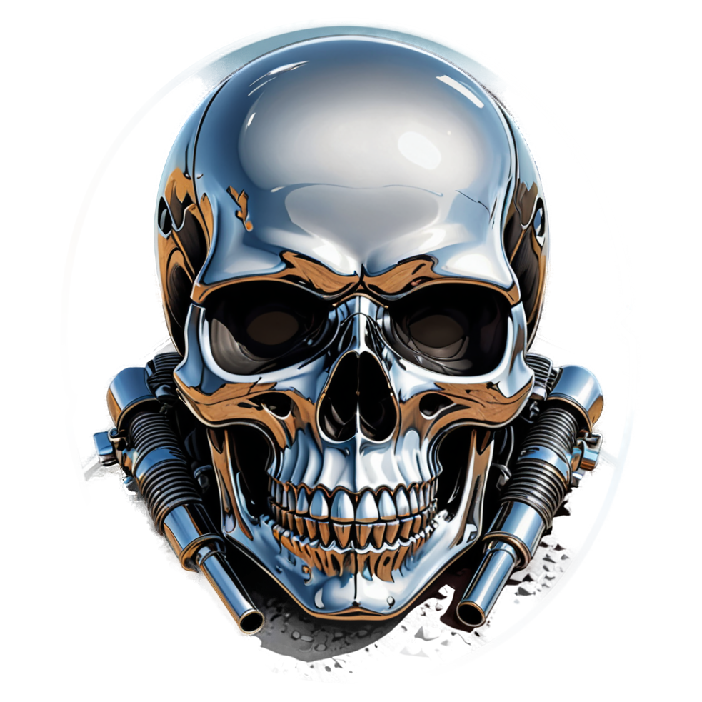 Open Road Skull — skull stickers
