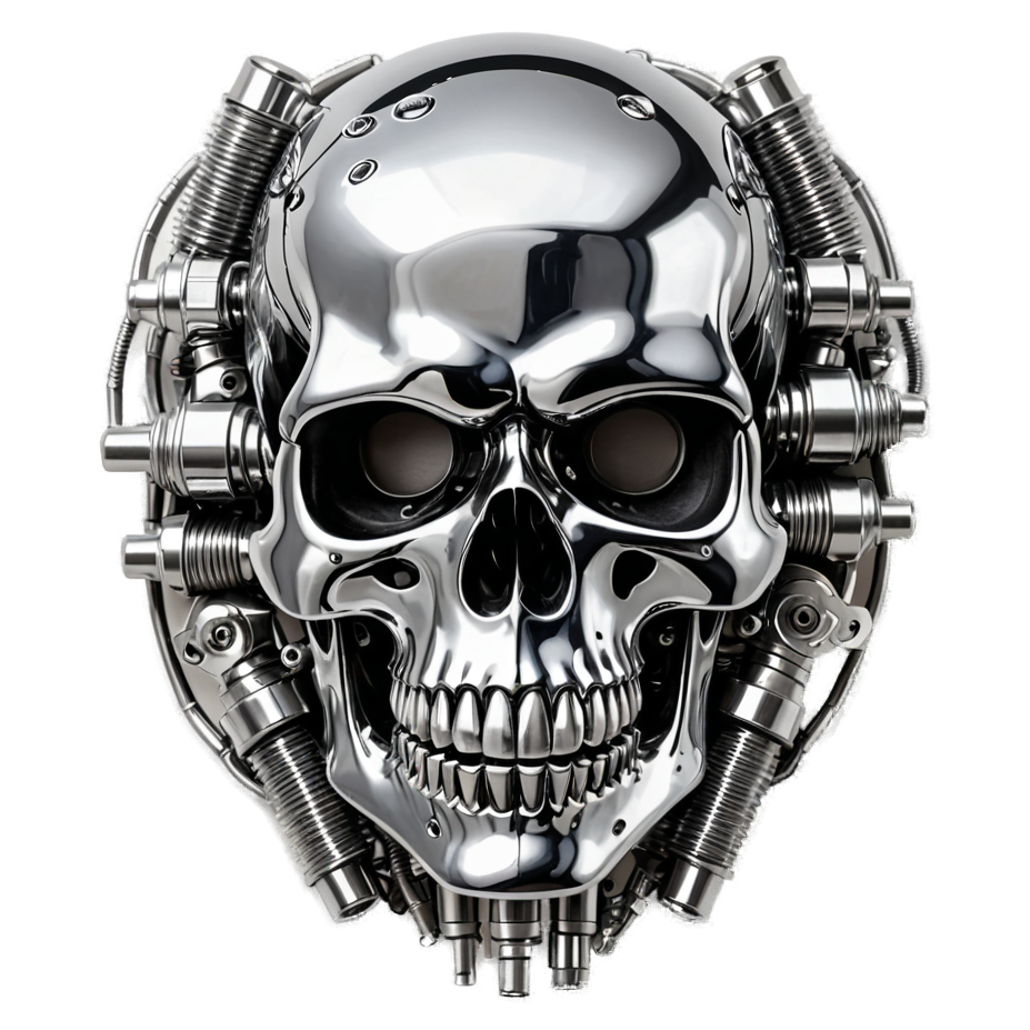 Spark Plug Skull — skull stickers