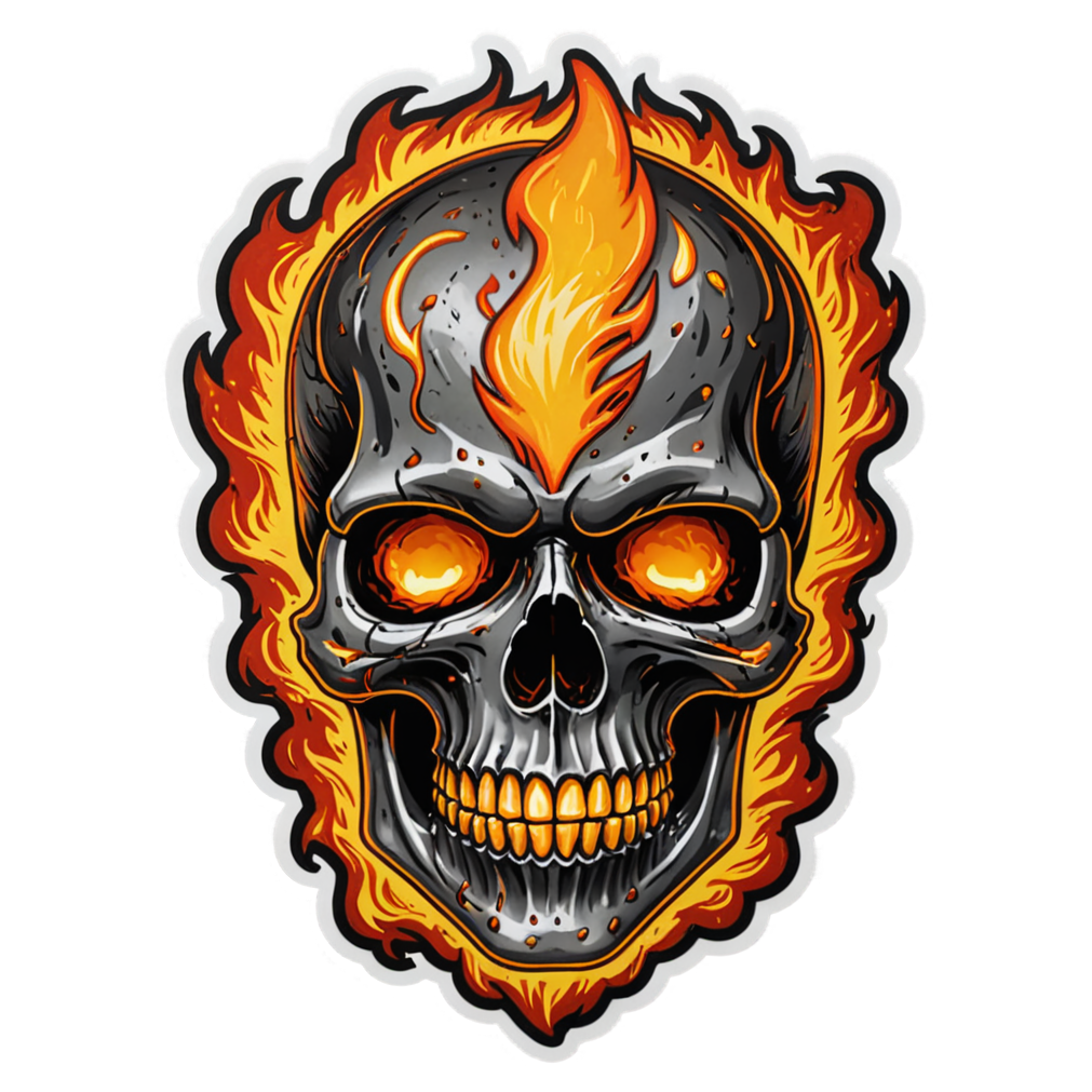 Ember Skull — skull stickers