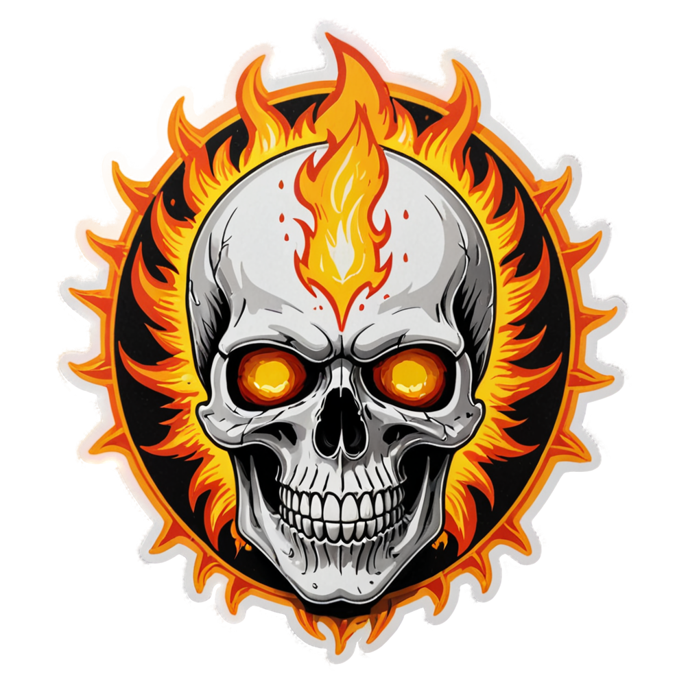 Solar Skull — skull stickers