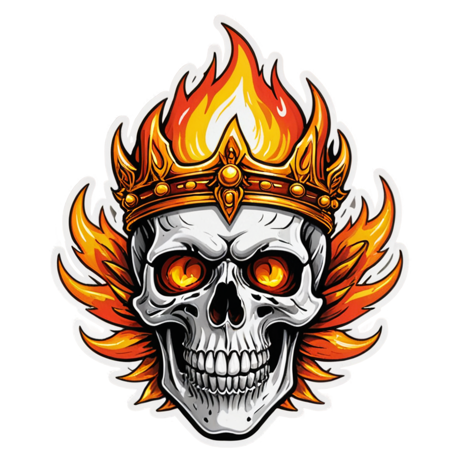 Torch Skull — skull stickers
