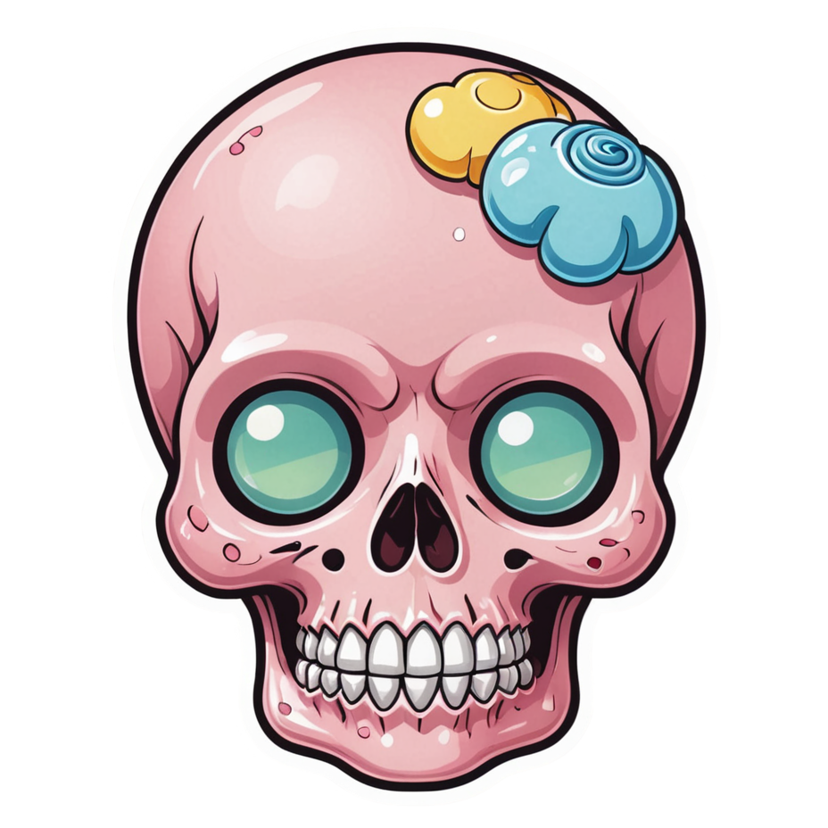 Candy Skull — skull stickers