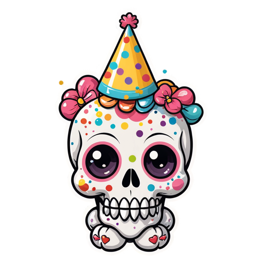 Party Skull — skull stickers
