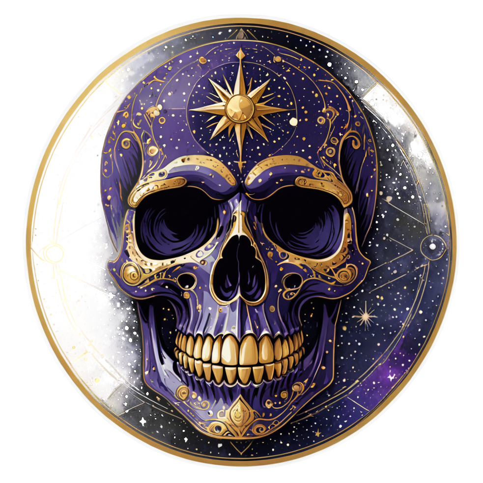 Constellation Skull — skull stickers