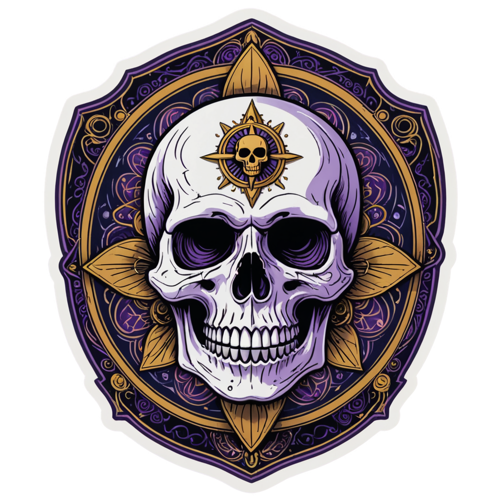 Spirit Board Skull — skull stickers