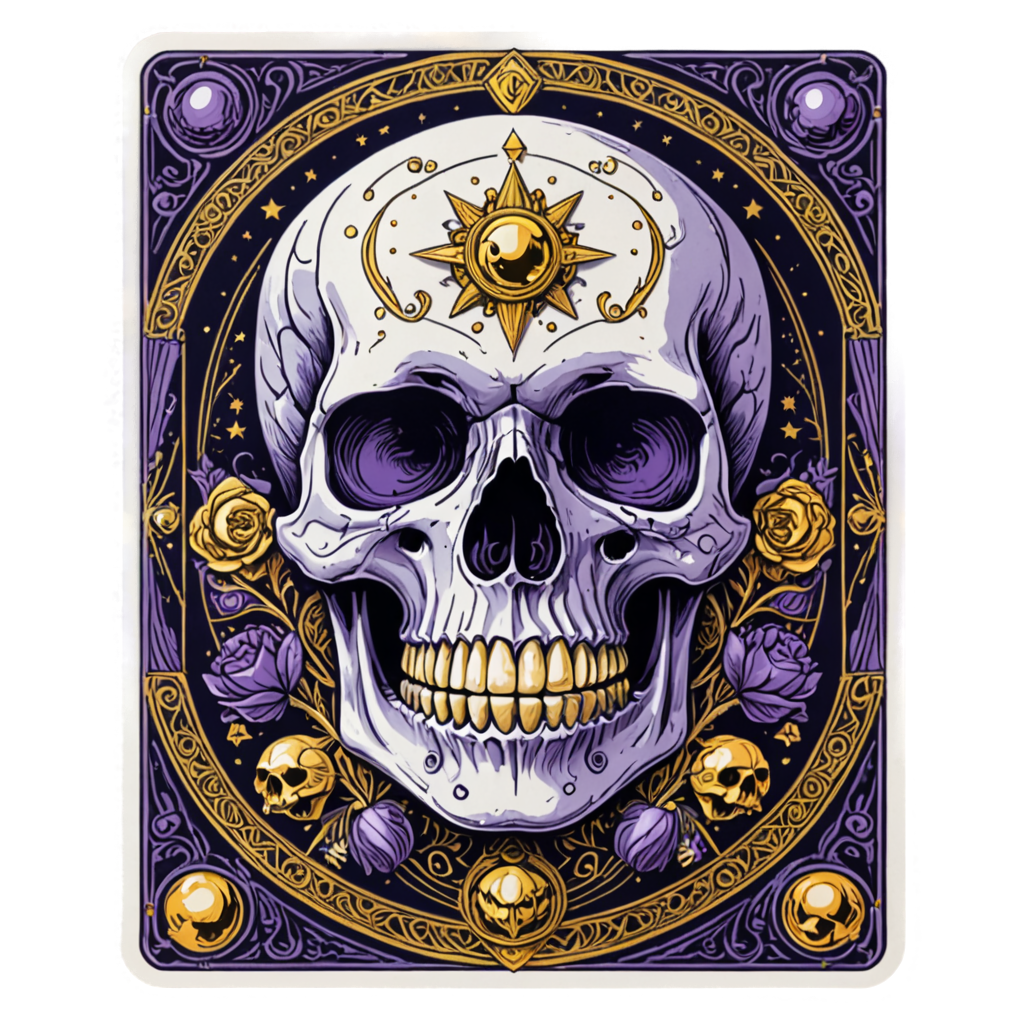 Tarot Skull — skull stickers