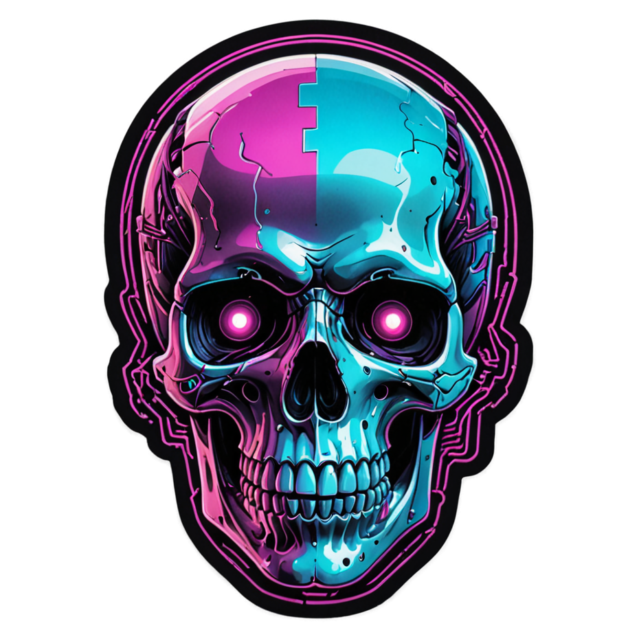 Datastream Skull — skull stickers