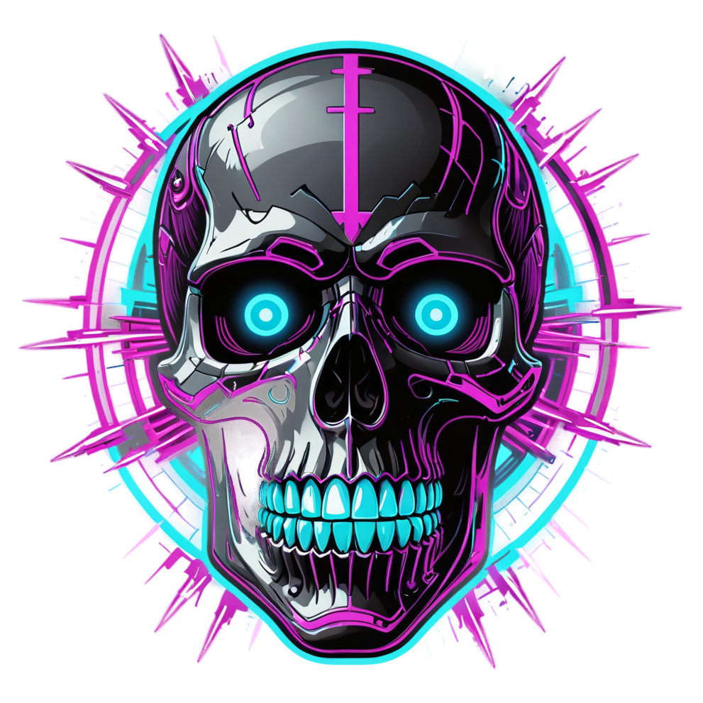 Laser Skull — skull stickers