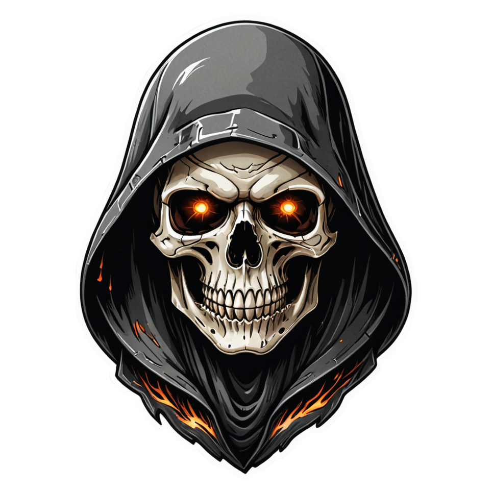 Ember Reaper — skull stickers