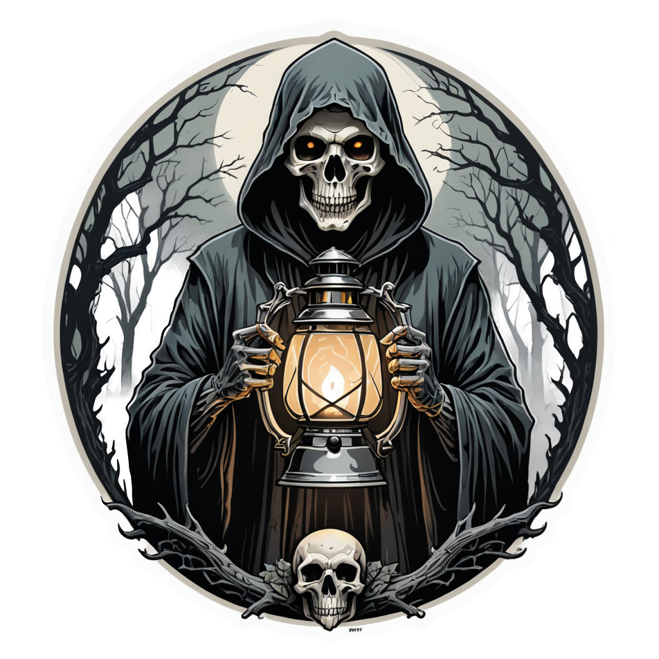 Lantern Reaper — skull stickers