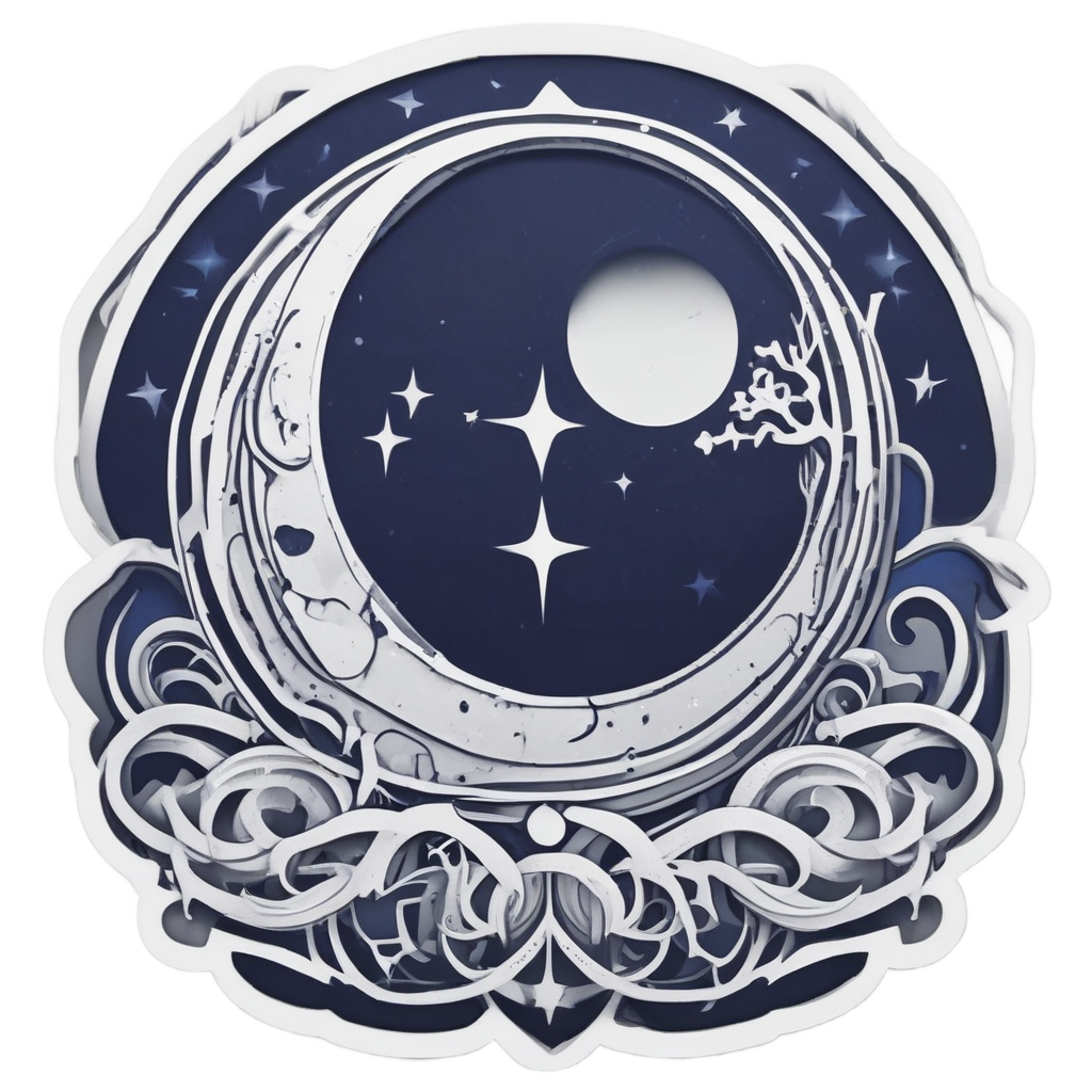 Sleeping Biohazard in Moonlight — biohazard stickers