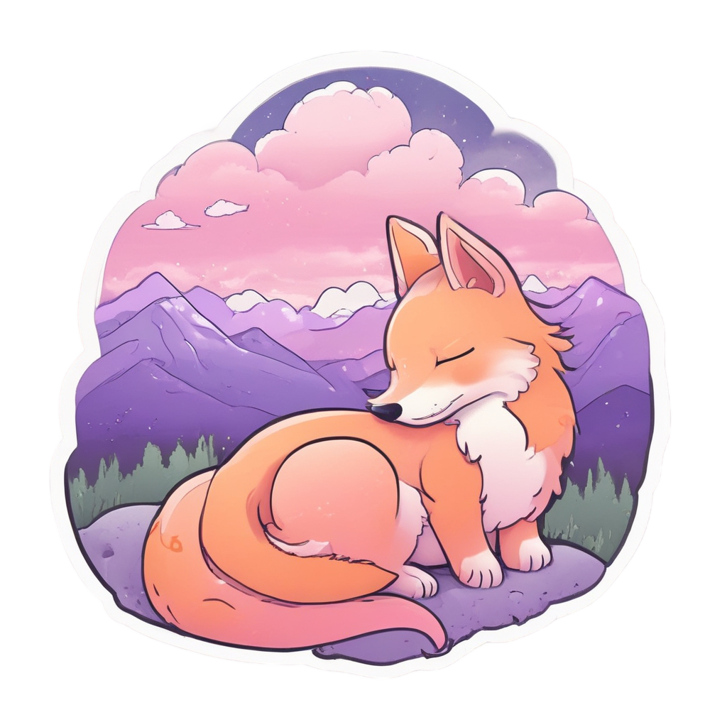 Sleepy Fox Overlook — open road stickers