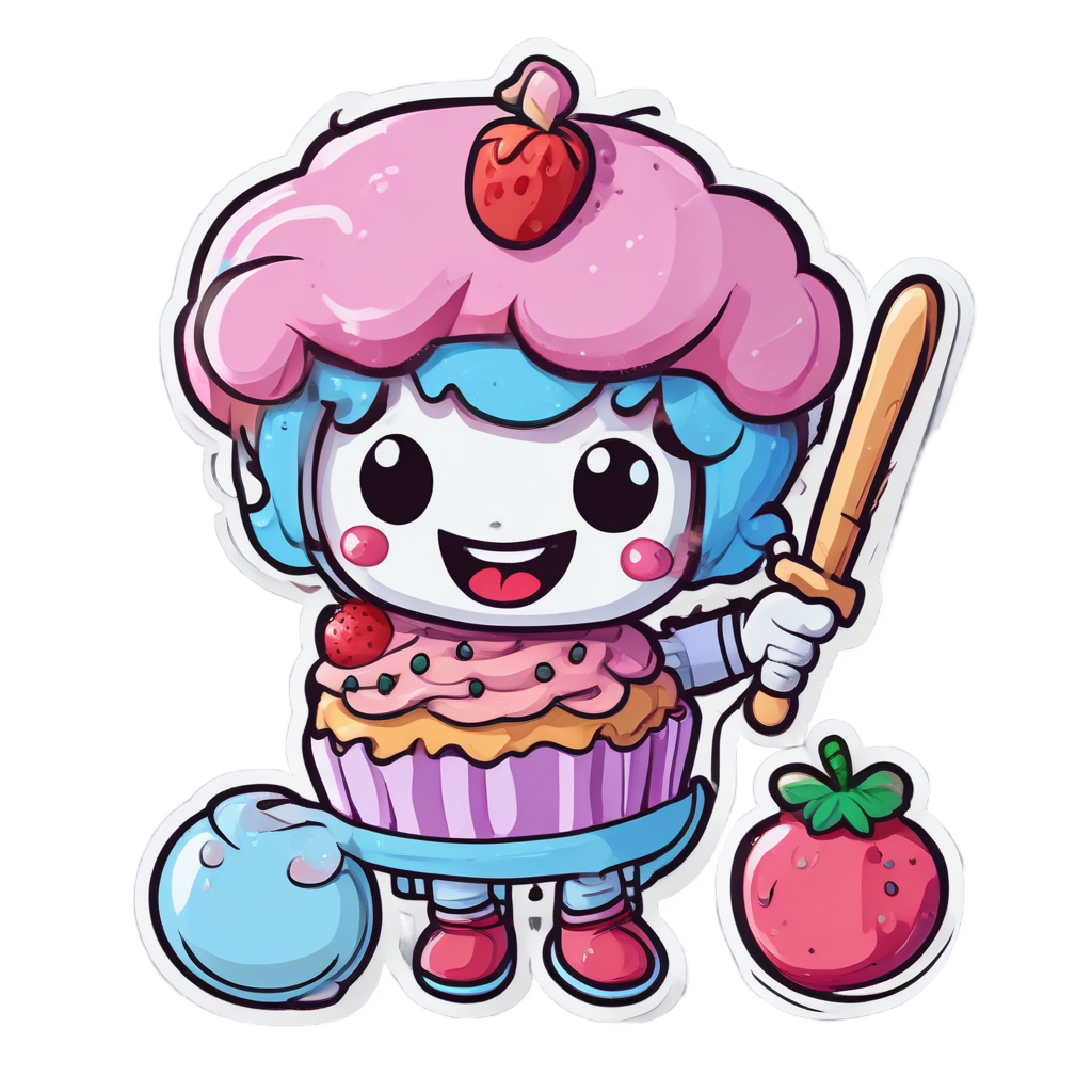 Slice of Smile — dessert stickers