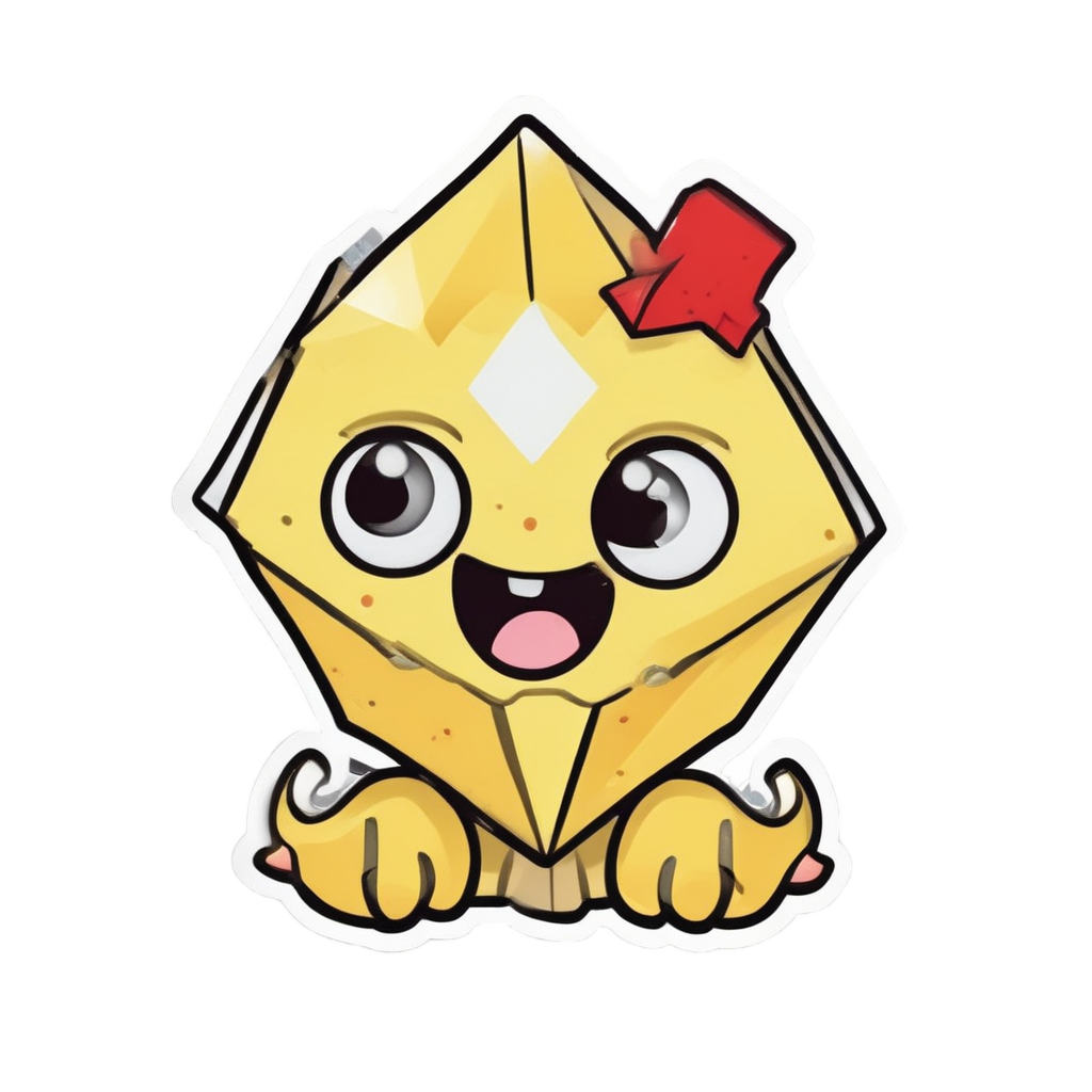 Smiling Diamond Safety Dance — warning signage stickers