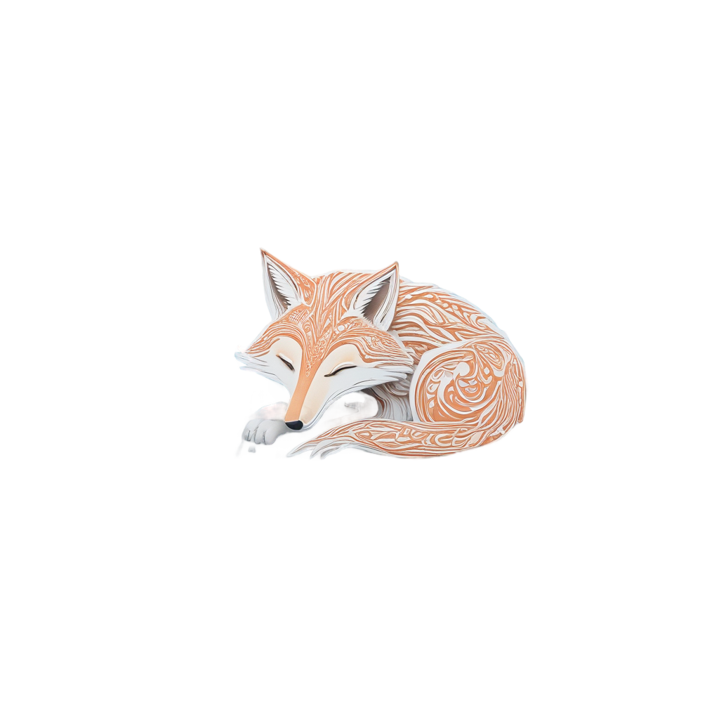 Snowy Den Rest — woodland nursery stickers