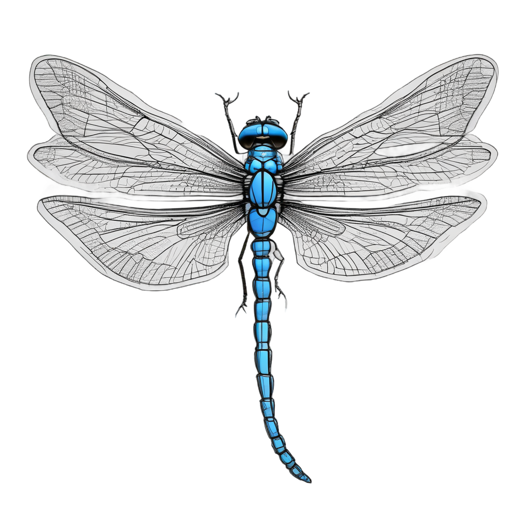 Soaring Dragonfly Scout — insects stickers