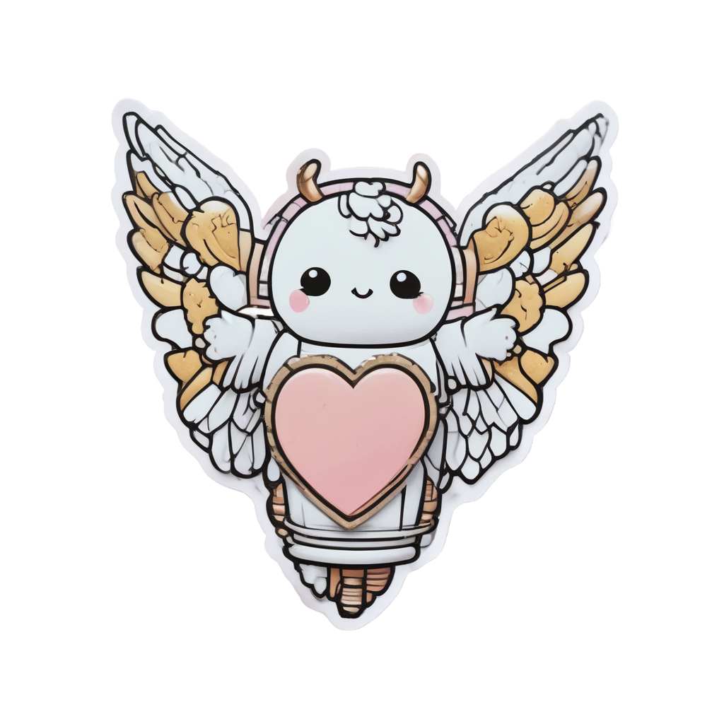 Spark Plug Angel — garage stickers