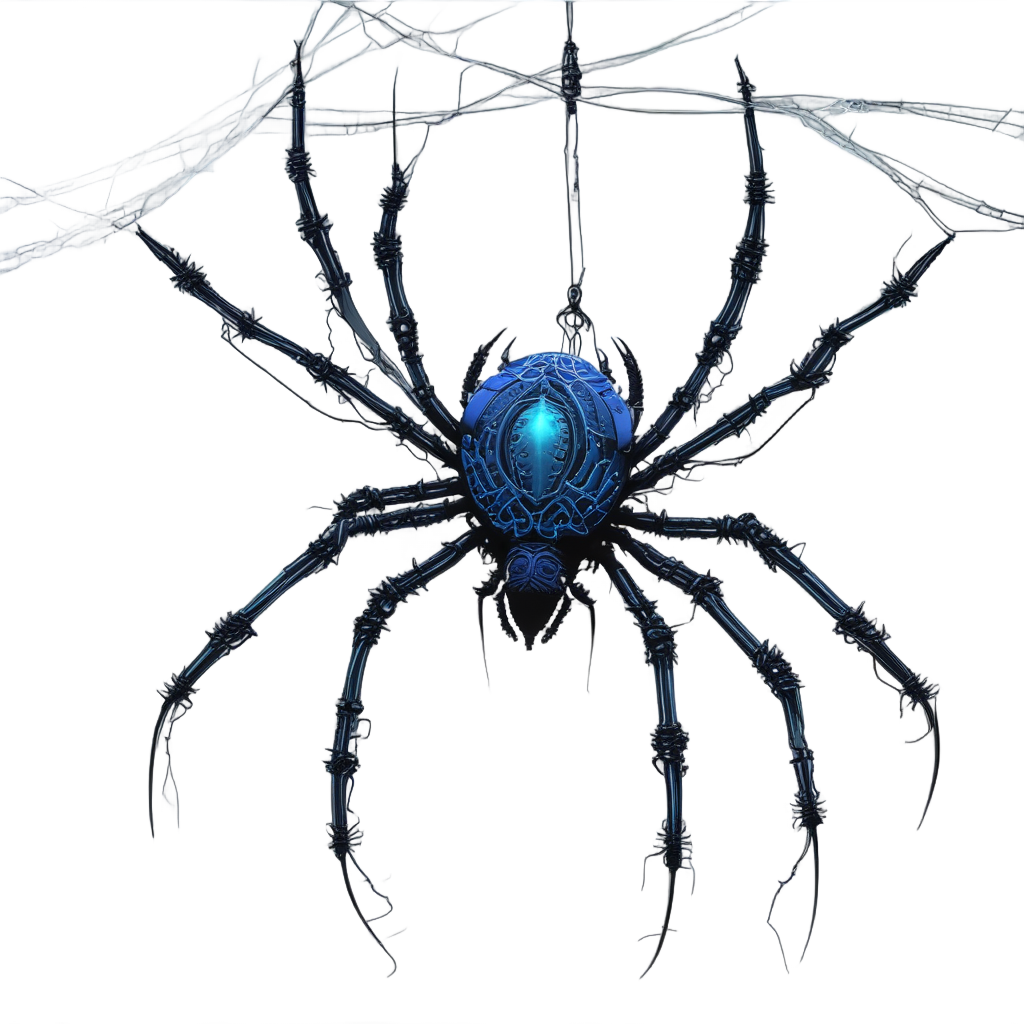 Spider Wire Web — barbed wire stickers