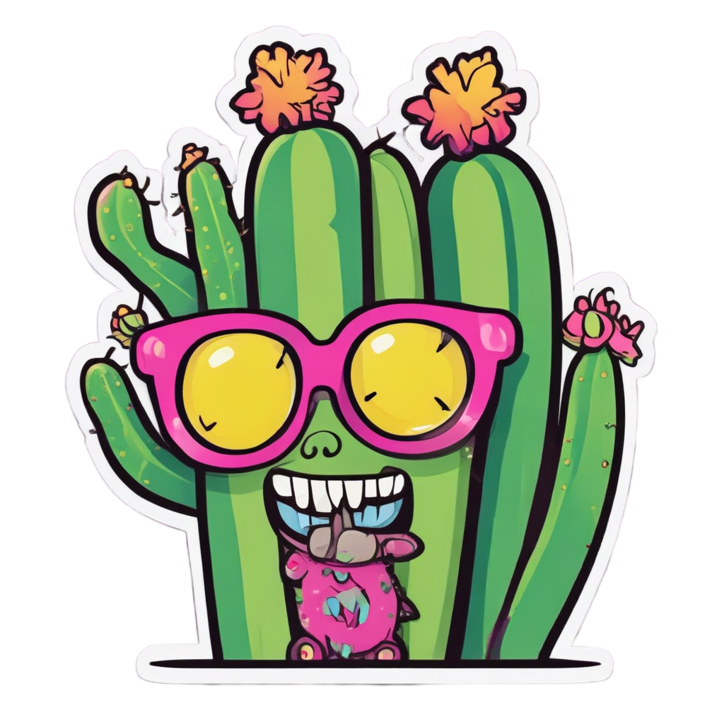 Spiky Sassy Queen — boho nursery stickers