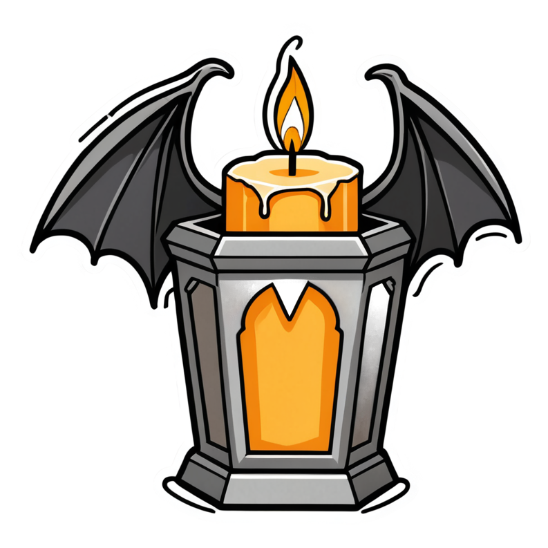 Cozy Coffin (papercut) — spooky stickers