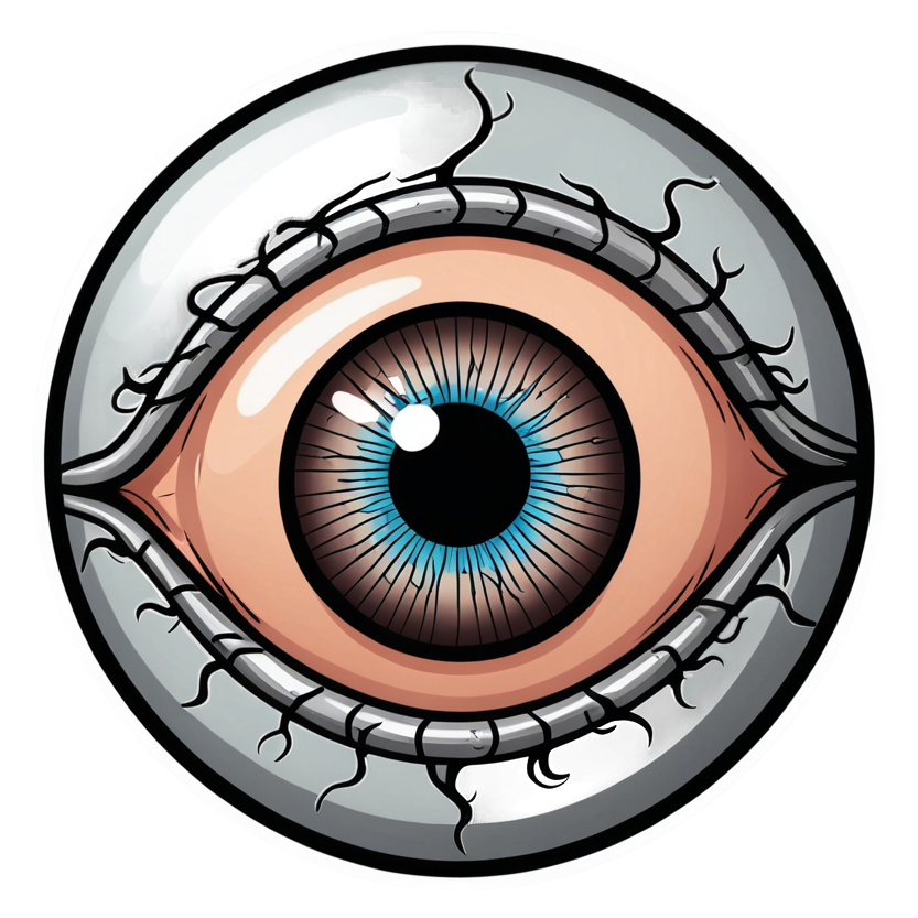 Eyeball (tattoo) — spooky stickers