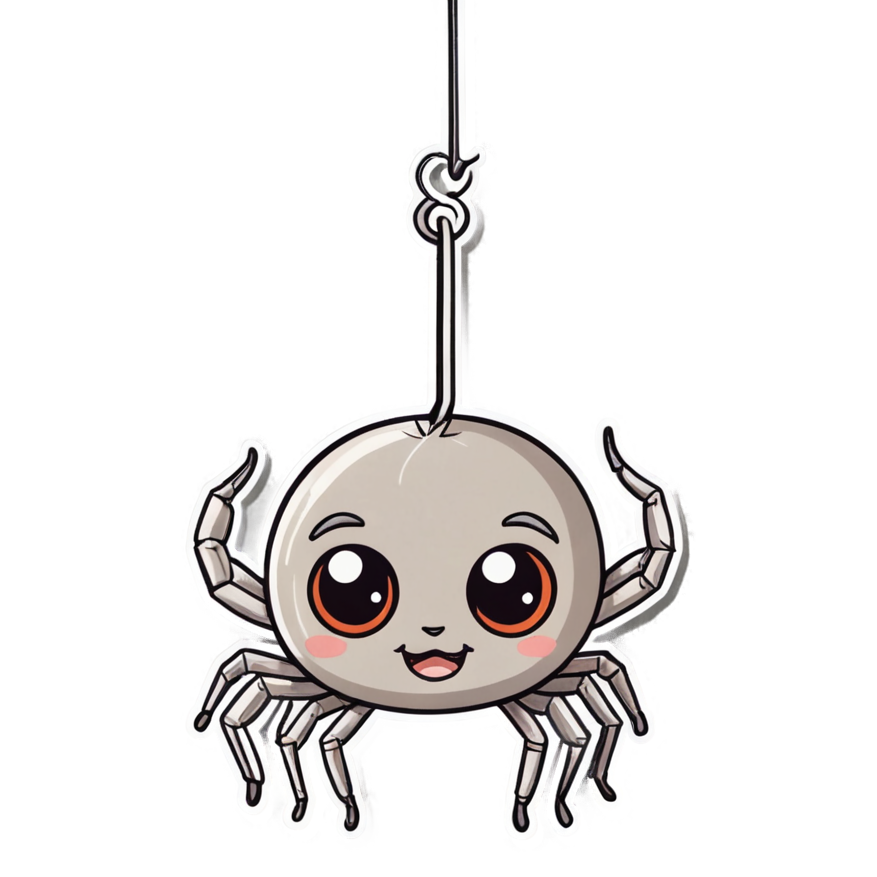 Cute Spider (kawaii) — spooky stickers