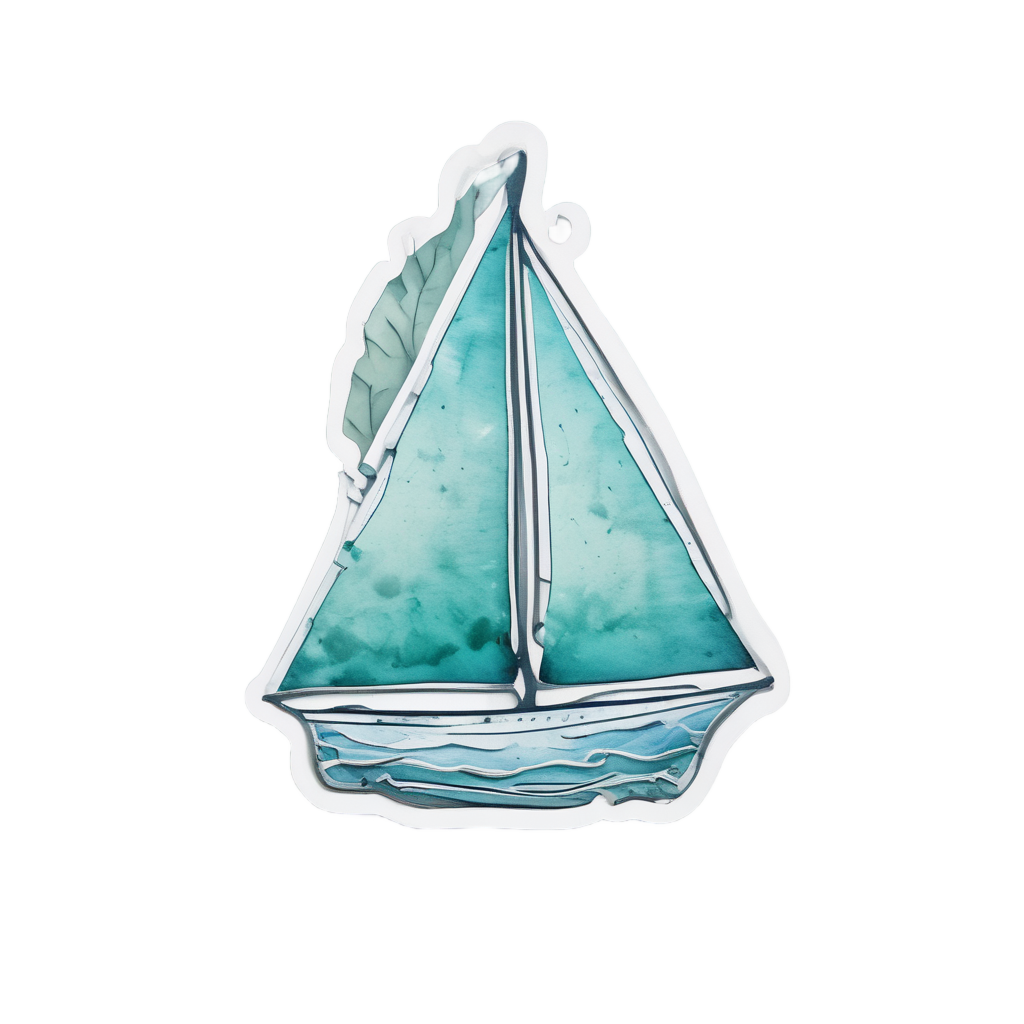 Sprig as Tiny Boat — gothic botanical stickers