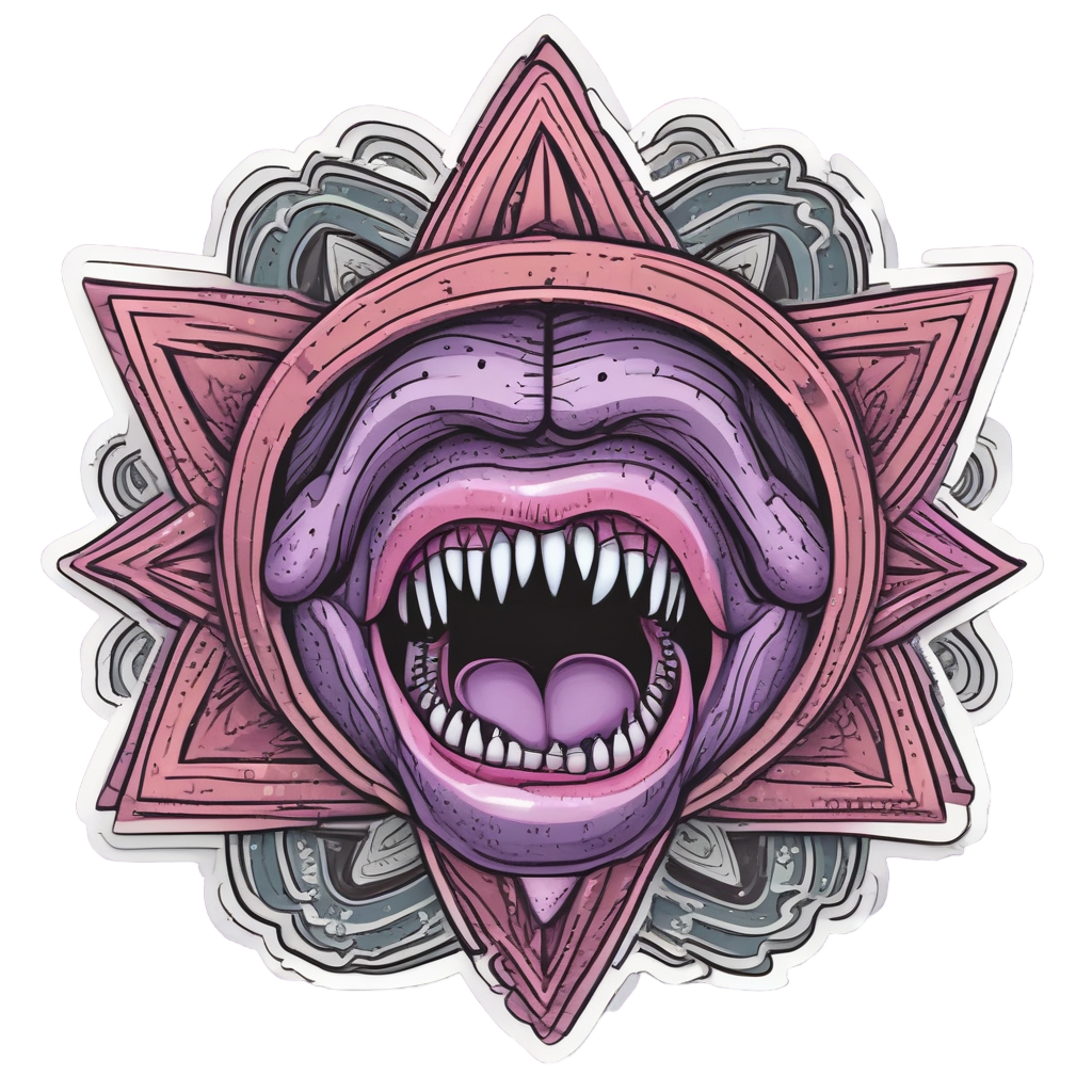 Star Caught Yawning — celestial stickers