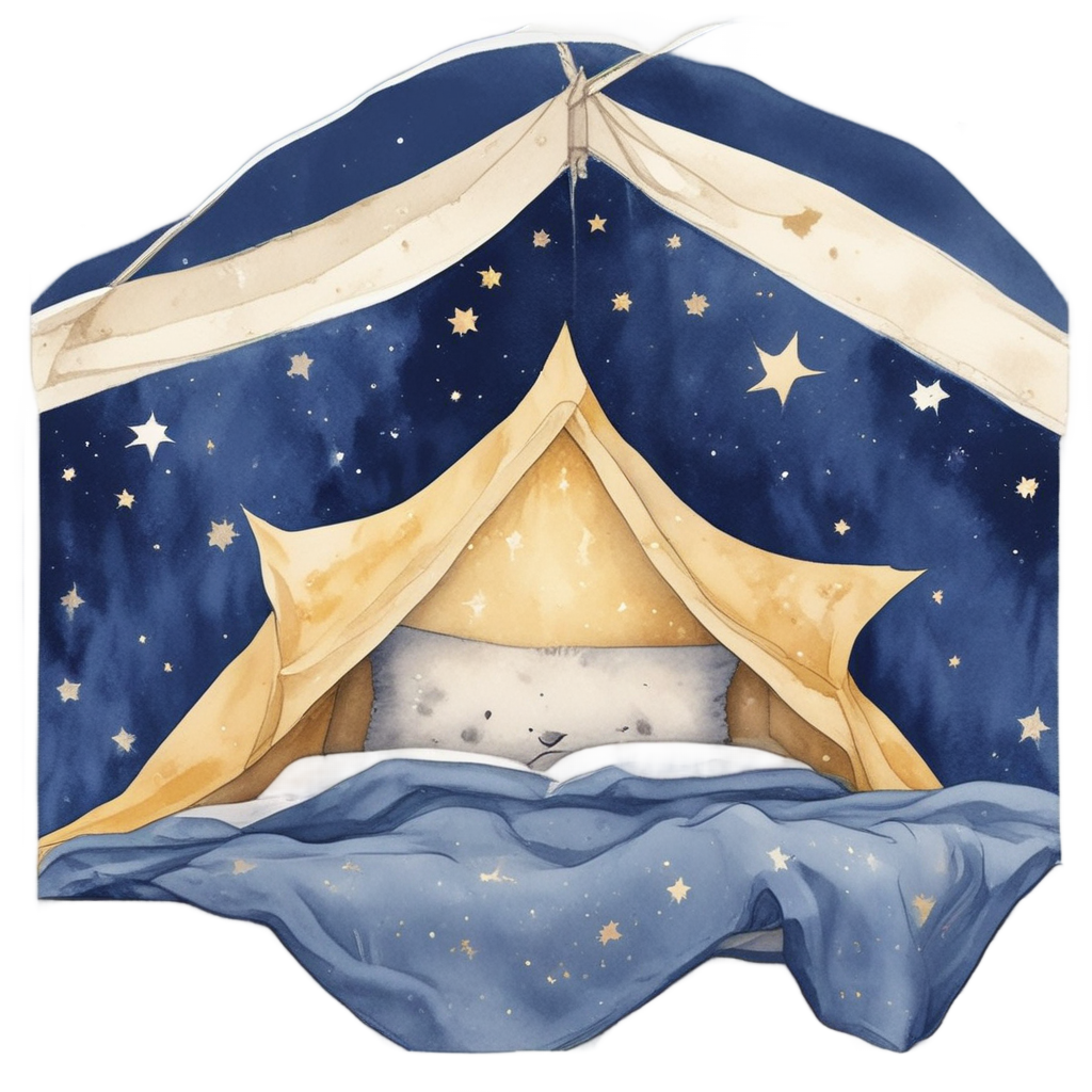 Star Under Blanket Fort — celestial stickers