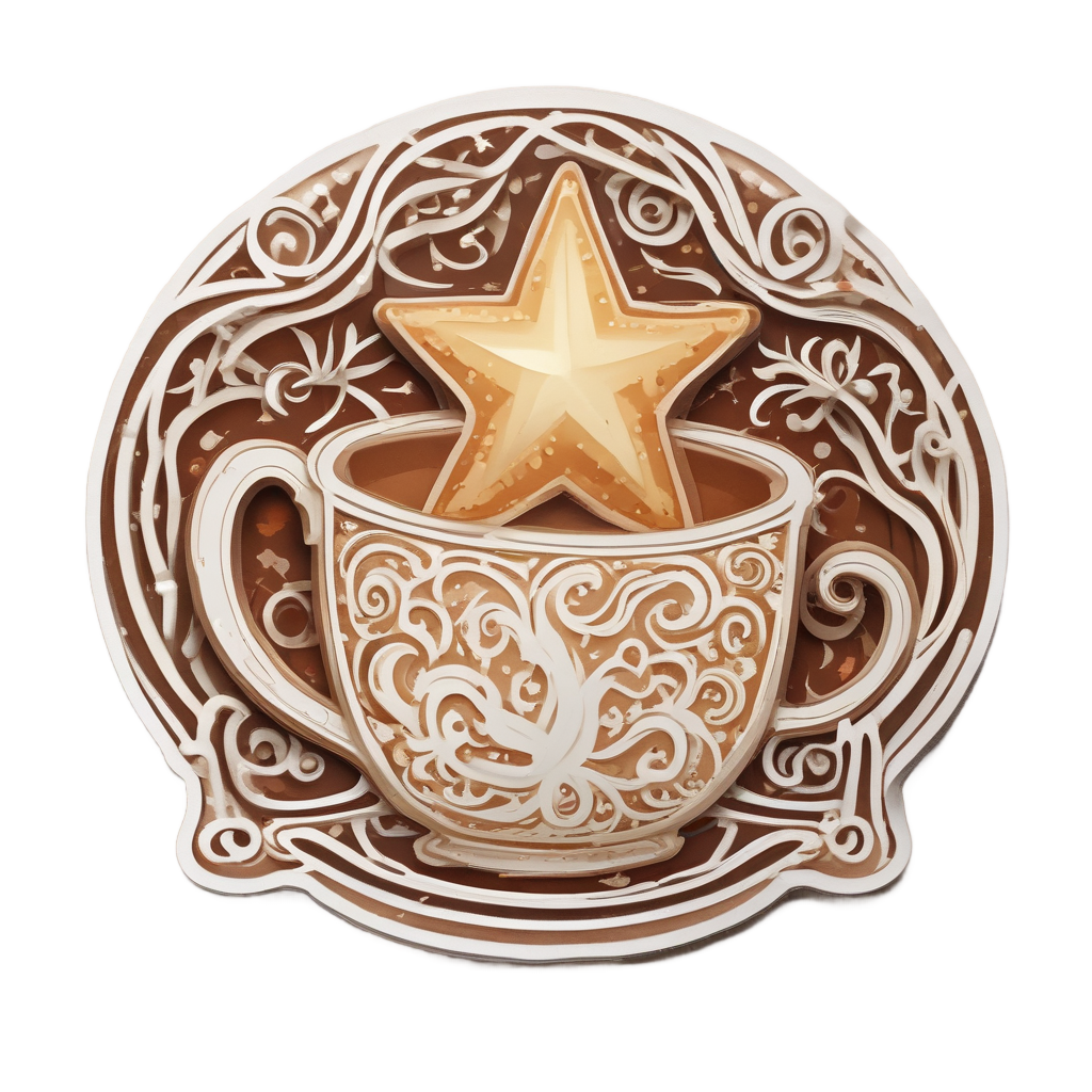 Star with Hot Cocoa — celestial stickers