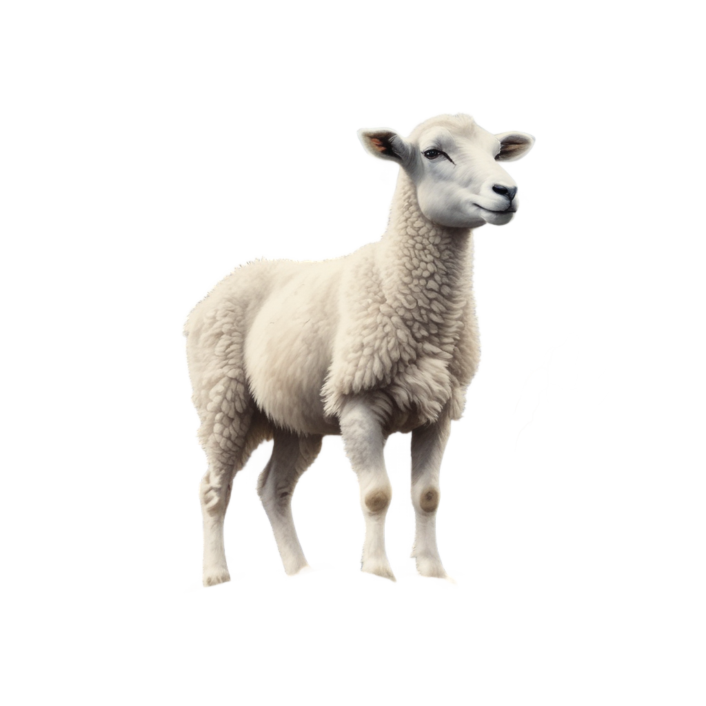 Stormy Sky Brave Lamb — farm nursery stickers