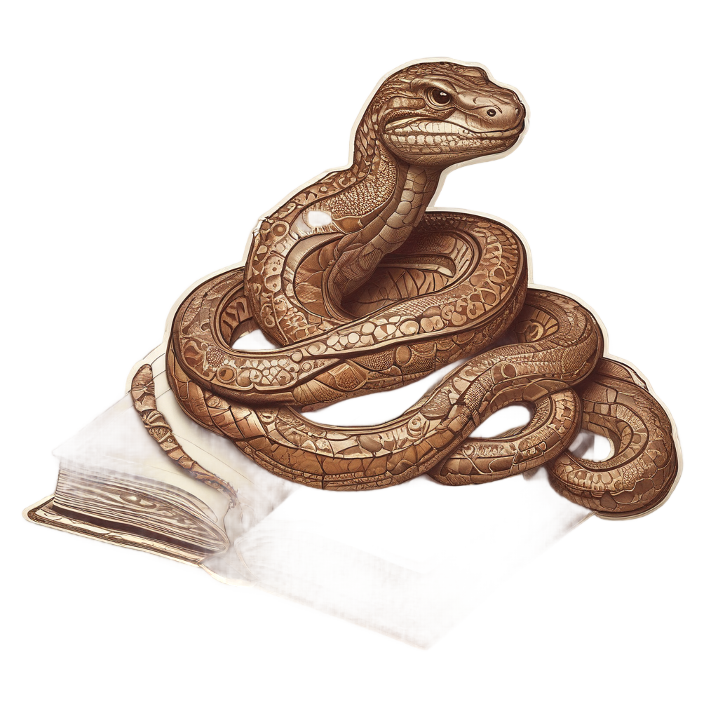 Storyteller Python — reptiles stickers