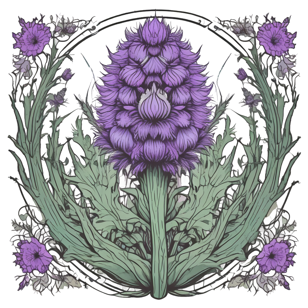 Thistle Tough — bouquets stickers