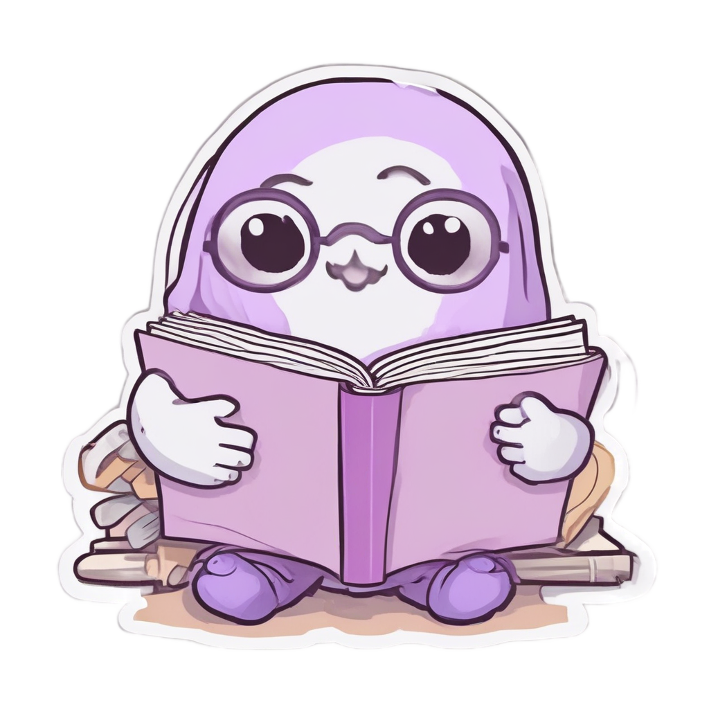 Tiny Ghost Reading Book — ghost stickers