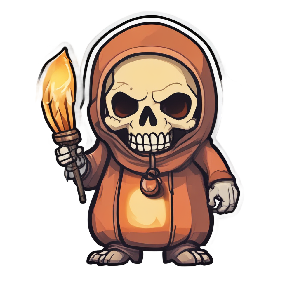 Tiny Reaper Giant Lantern — funny & humor stickers