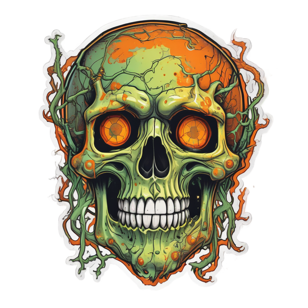 Toxic Spore Burst — barbed wire stickers