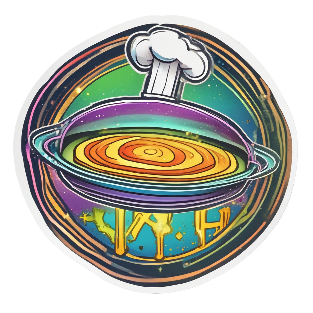 Trefoil Cosmic Chef — radioactive stickers