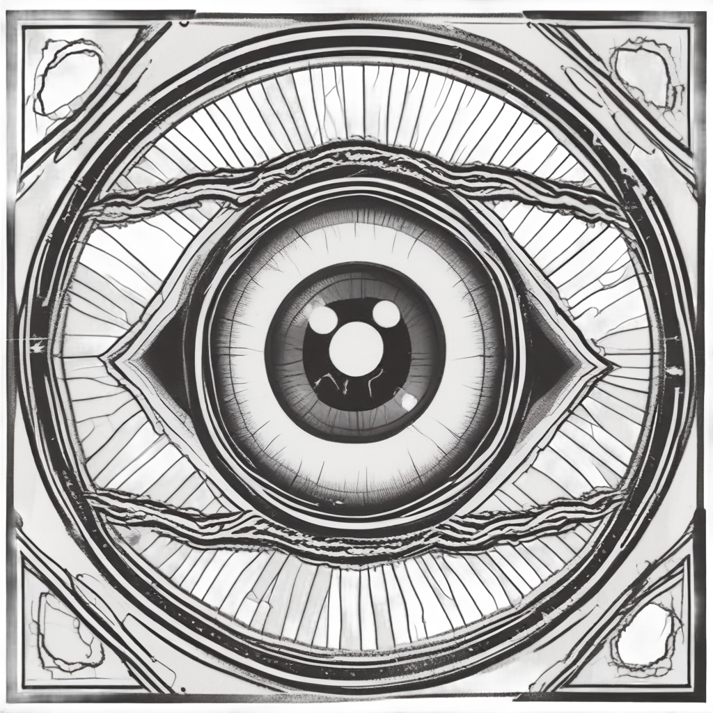 Trefoil Eye Stare — radioactive stickers