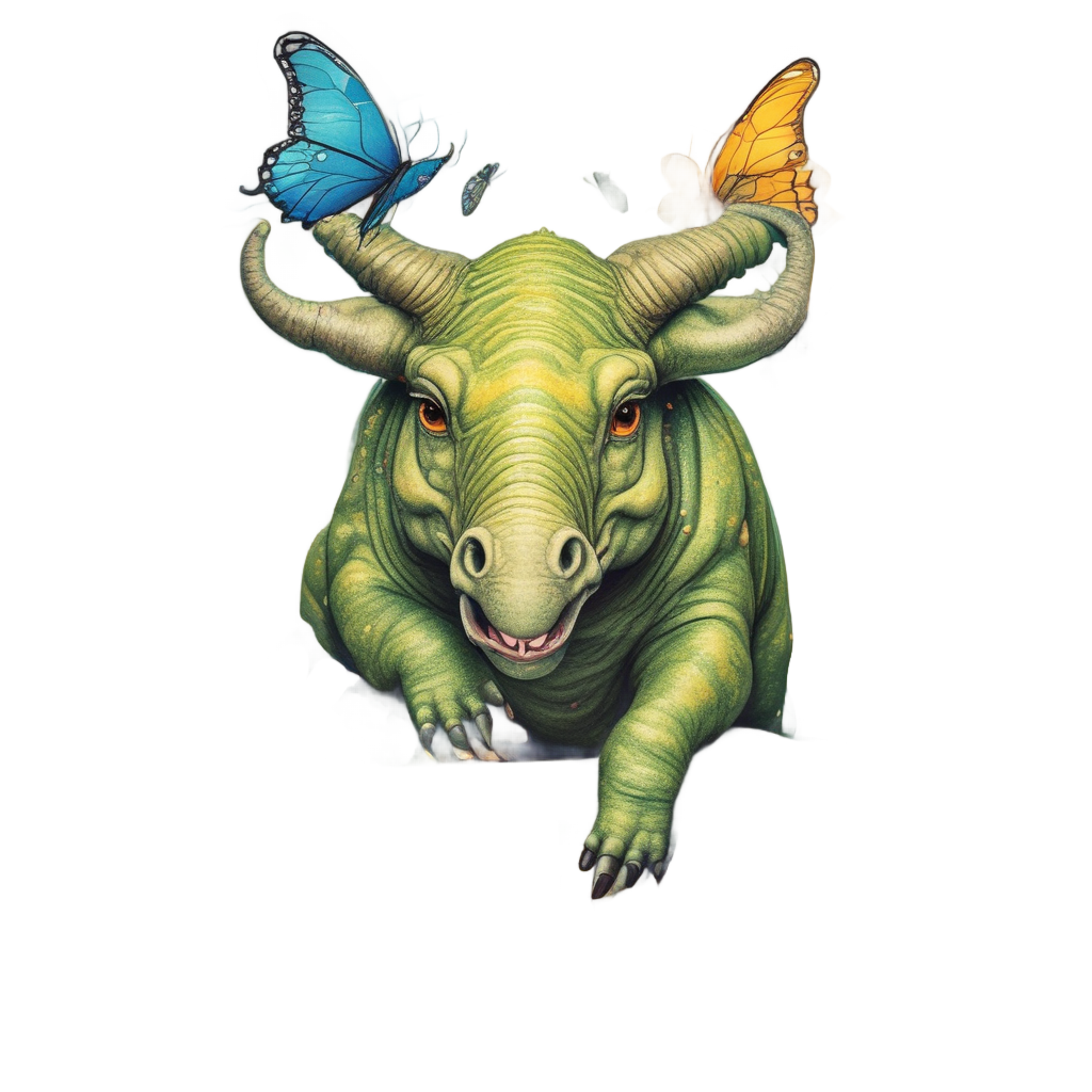 Triceratops Picnic Basket — dinosaurs stickers