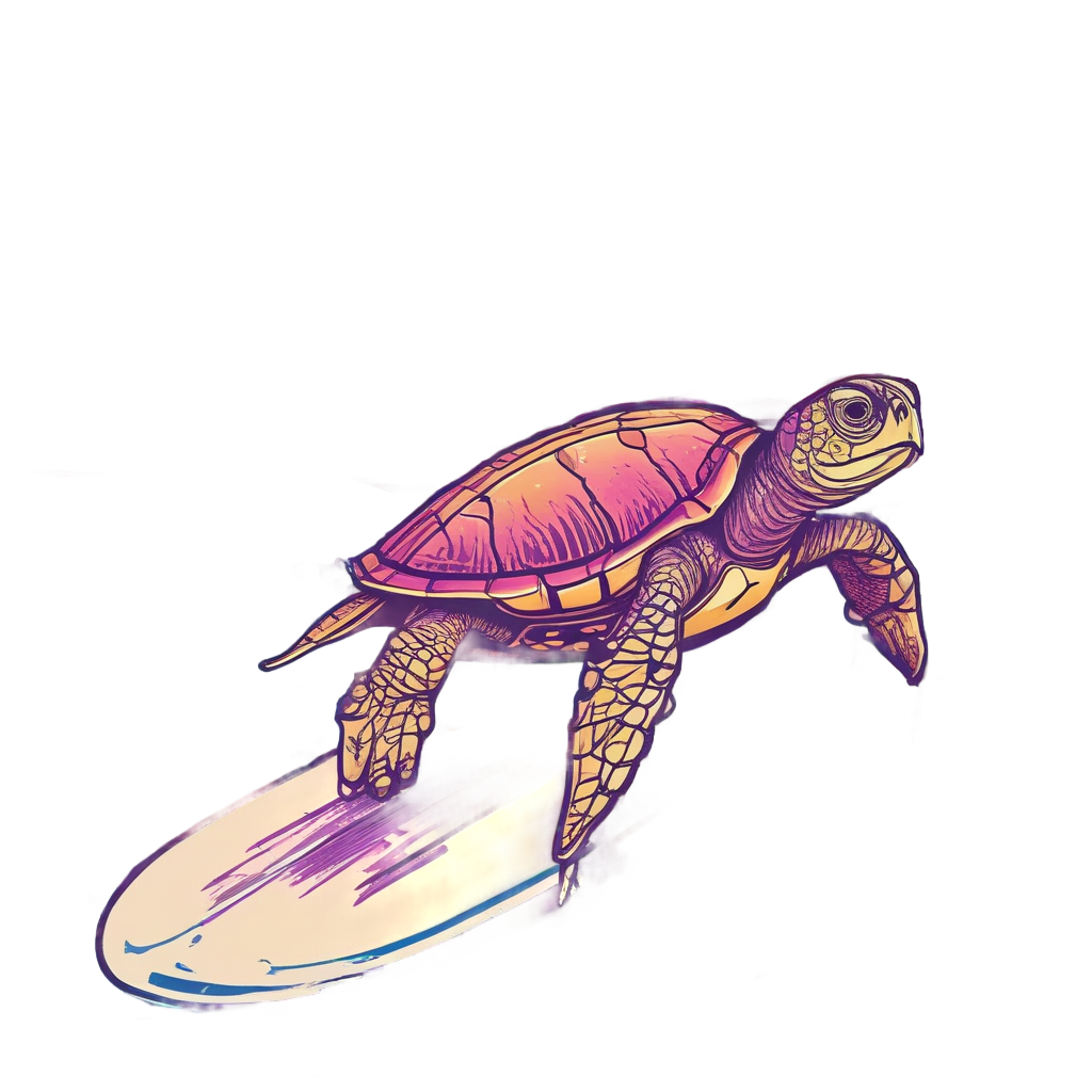 Turquoise Wave Cruiser — reptiles stickers