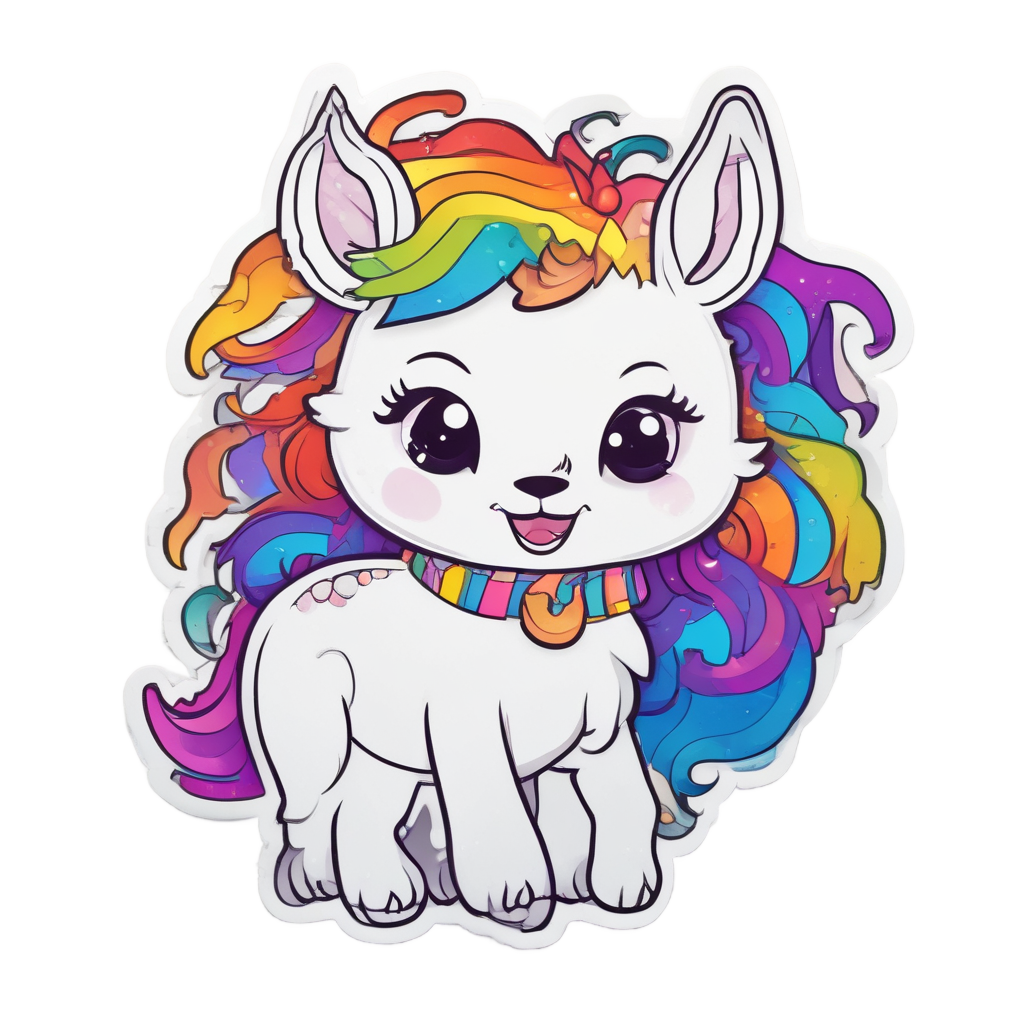 Unicorn Confetti Cruiser — motorcycles stickers