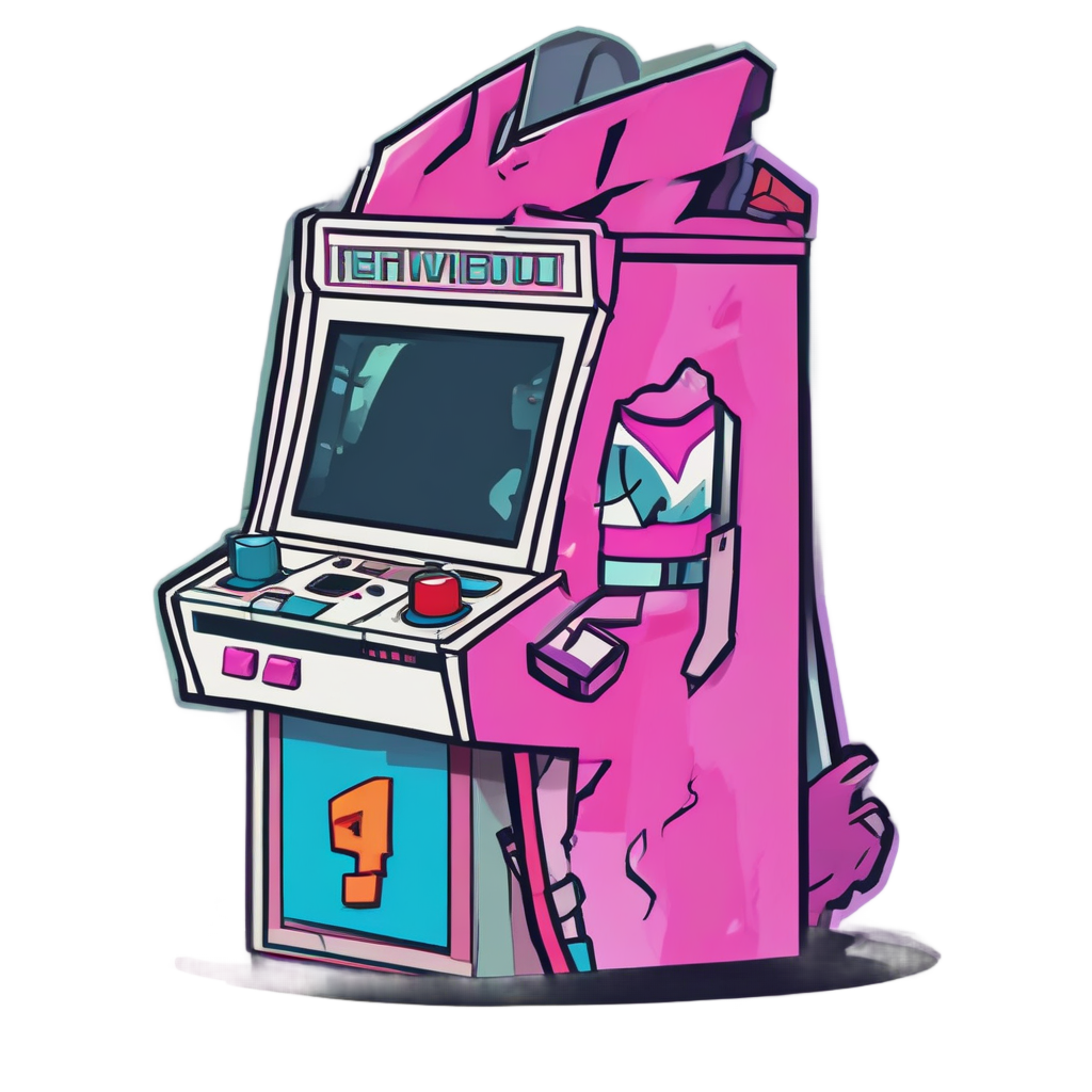 Vintage Bolt with Arcade Joystick — high voltage stickers