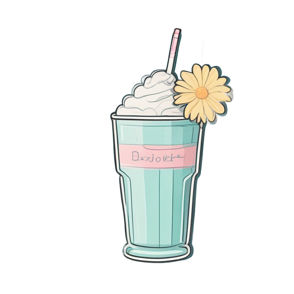 Vintage Daisy Diner — wildflowers stickers
