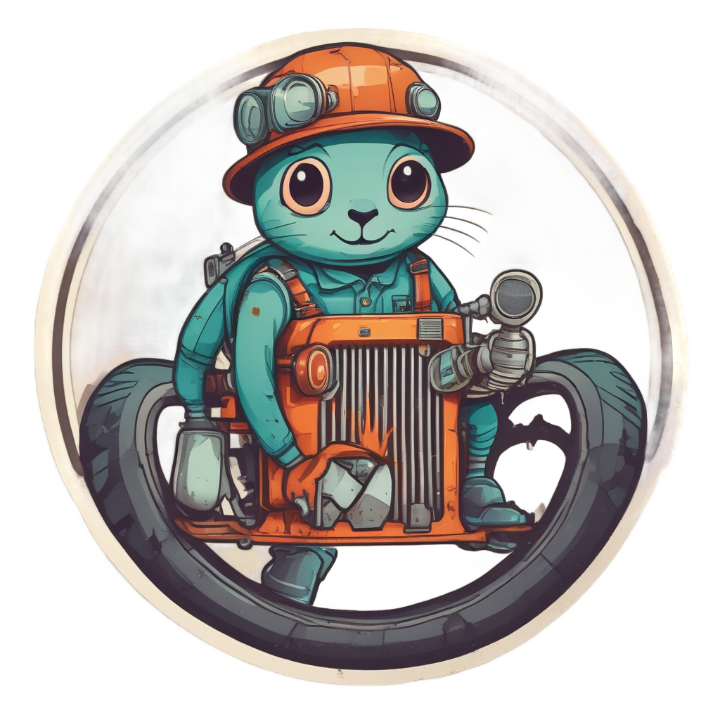 Vintage Ladybug Mechanic — insects stickers