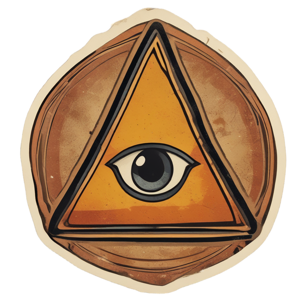Vintage Warning Cyclops — warning signage stickers