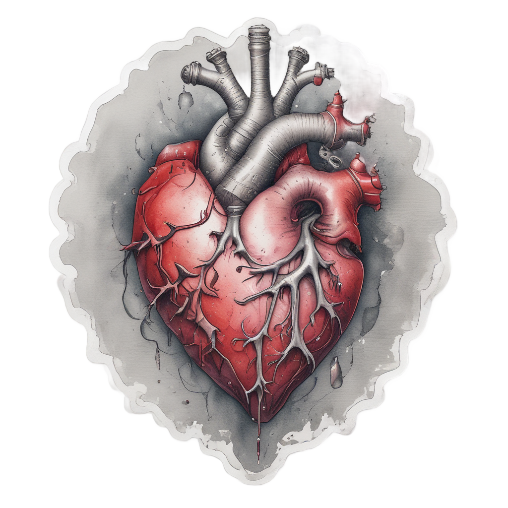 Weeping Heart Dagger — snake, dagger & rose stickers