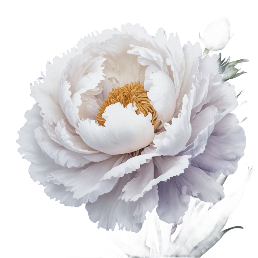 Weeping Willow Peonies — bouquets stickers