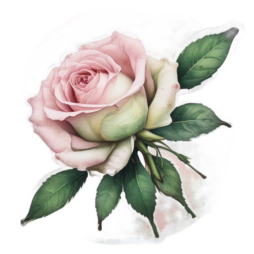 Whispering Rose — american traditional stickers
