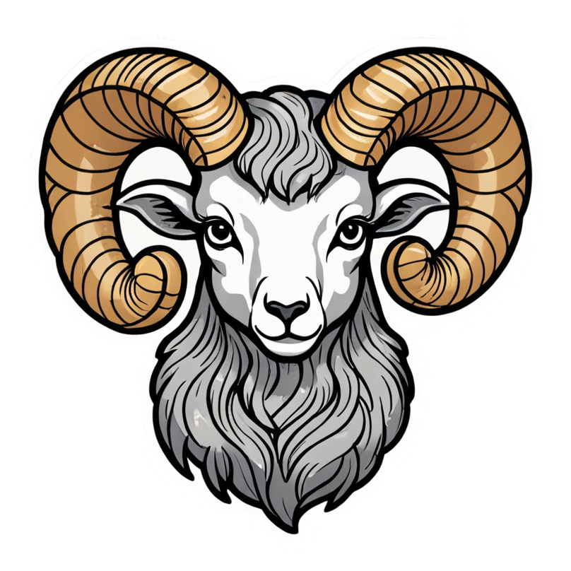 Aries (tattoo) — zodiac stickers